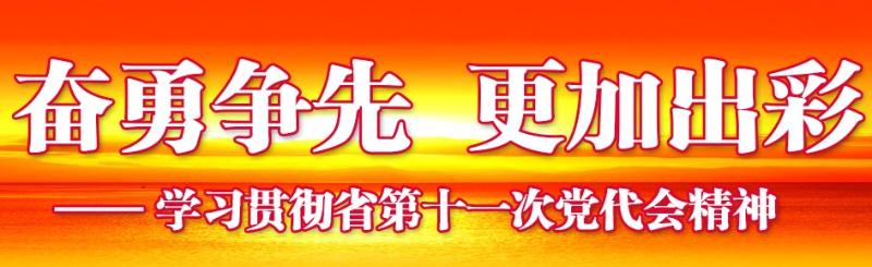 奮勇爭先，更加出彩——學(xué)習(xí)貫徹省第十一次黨代會精神